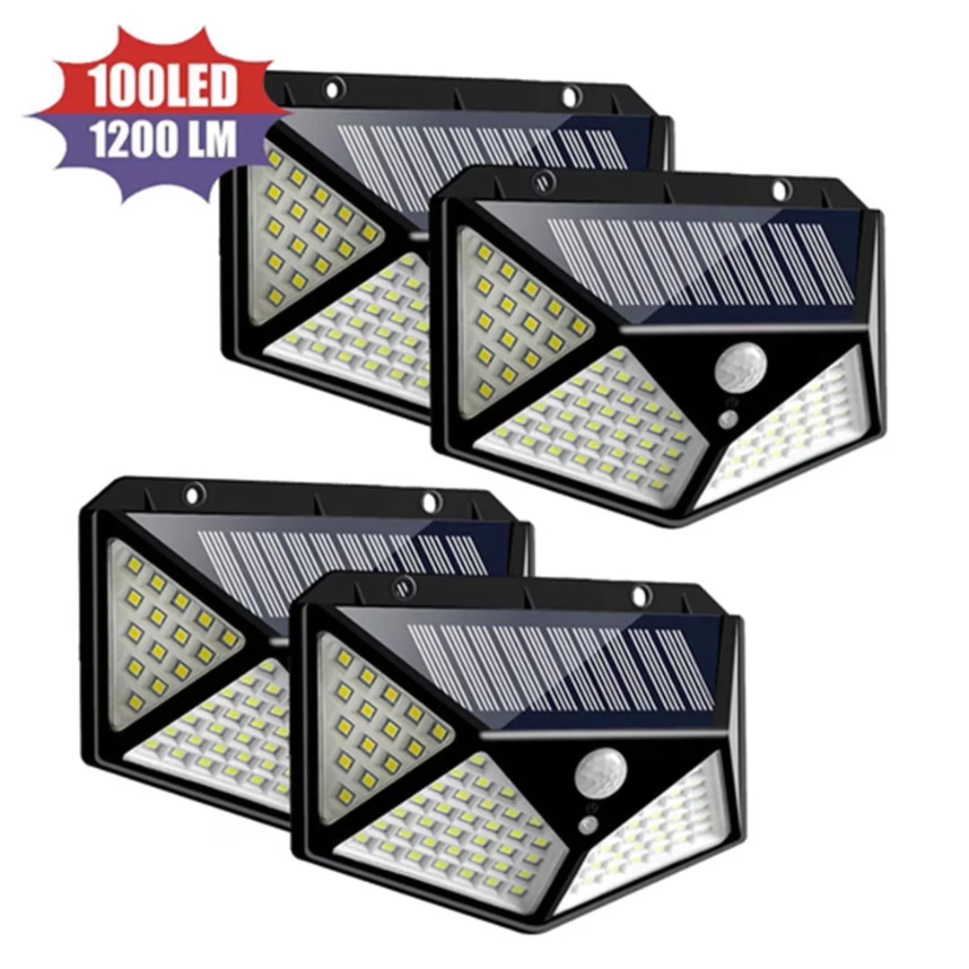 4-Pack Ocest Outdoor Solar Motion Sensor Wall Lights