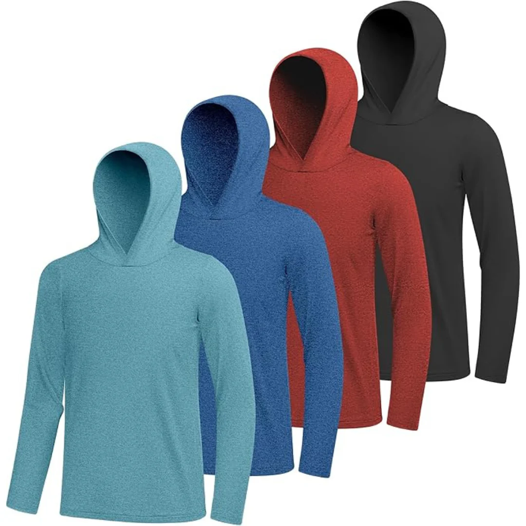 4-Pack Quick-Dry Hoodies Sweatshirts