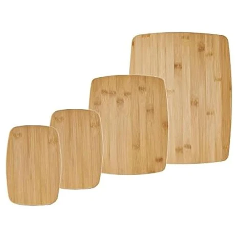 4-Piece Farberware Reversible Bamboo Cutting Board and Charcuterie Set