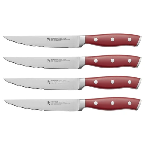 4-Piece Henckels Forged Accent Steak Knife Set