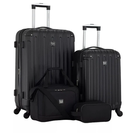 4-Piece Travelers Club Midtown Hardside Luggage Travel Set