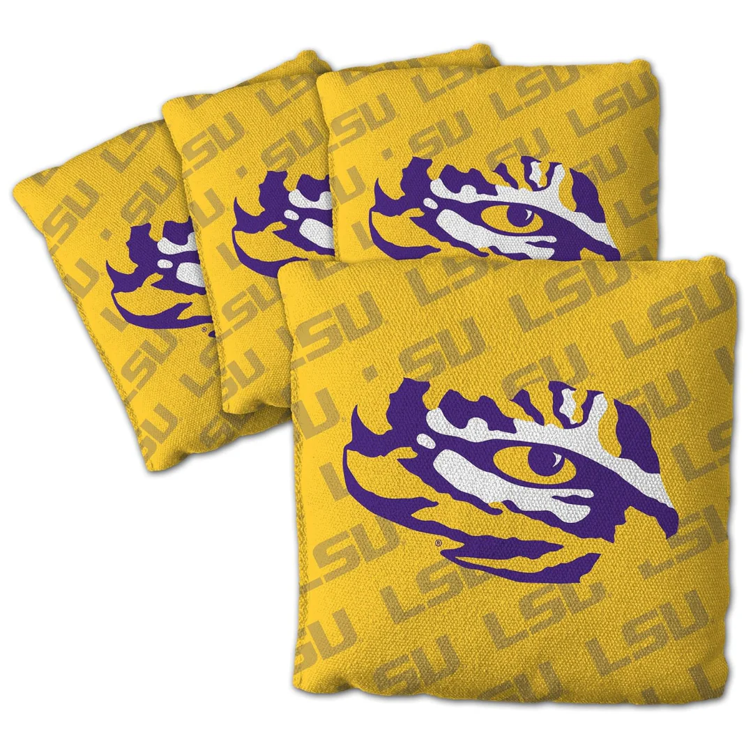 4-Set 6" x 6" YouTheFan Officially-Licensed NCAA Cornhole Bags