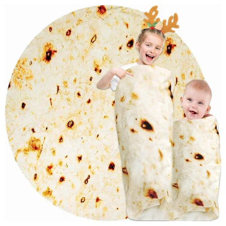 40" Burrito Tortilla Blanket