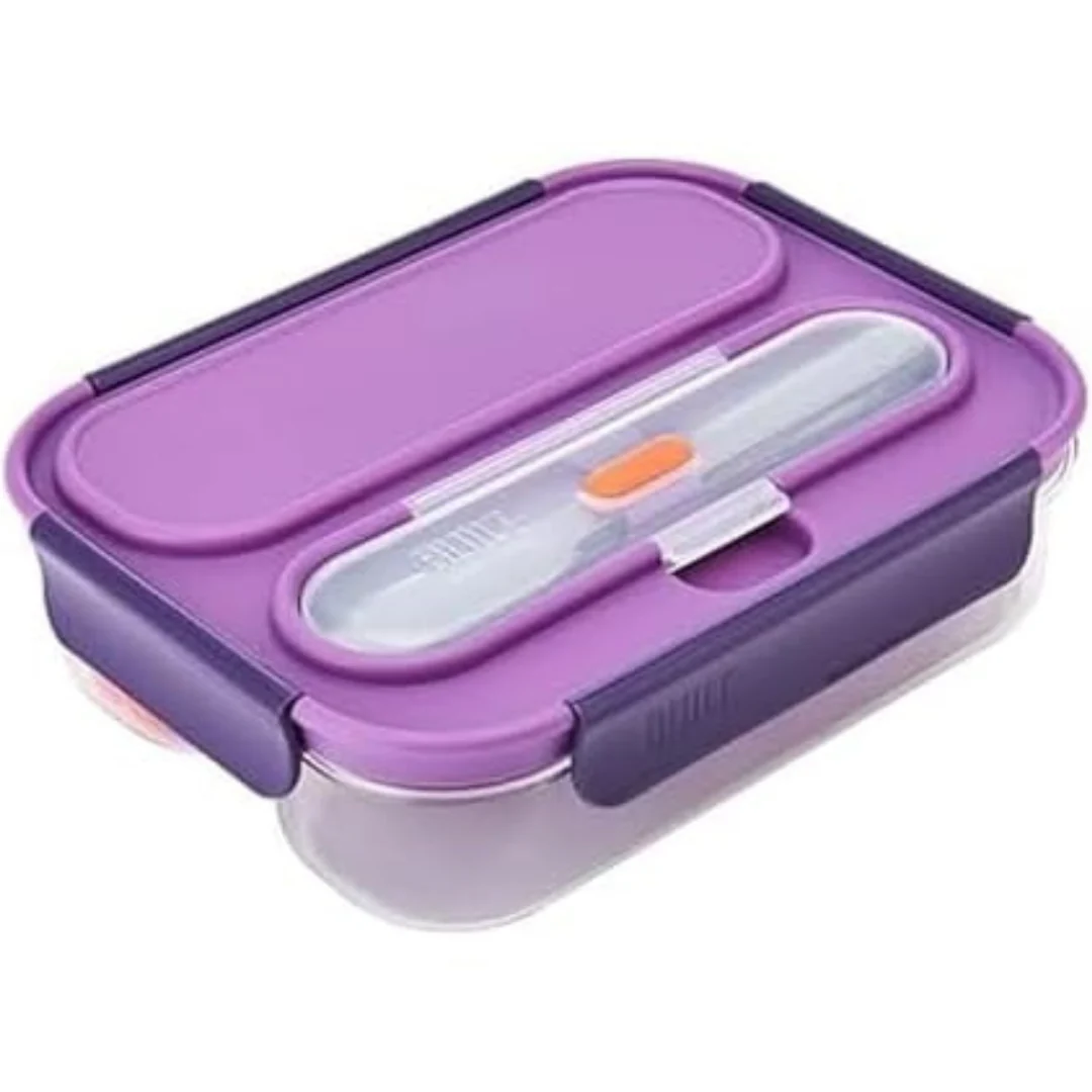 40-Oz Gourmet Tritan Plastic 2 Compartment Bento Box