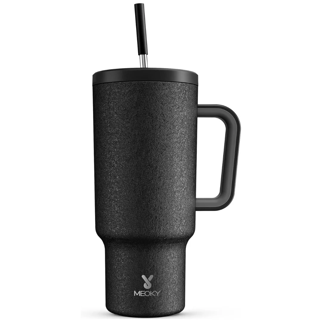 40-Oz Meoky Stainless Steel Leak-Proof Tumbler With Handle