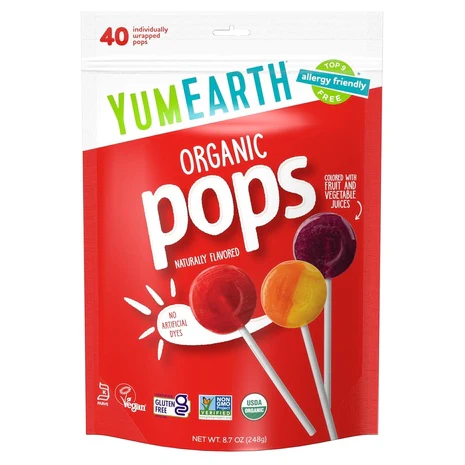 40 YumEarth Organic Pops Variety Pack