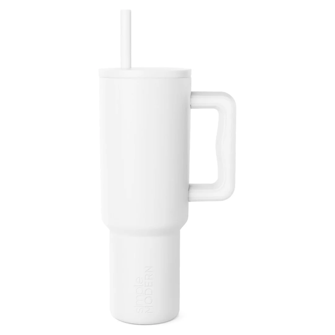 40oz Simple Modern Tumbler With Handle & Straw Lid