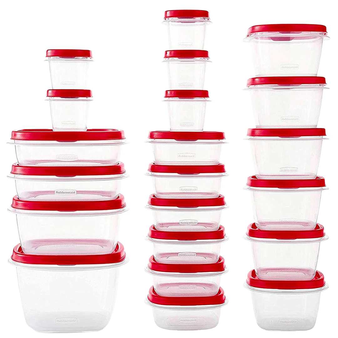 42-Piece Rubbermaid Easy Find Vented Lids Food Storage Container