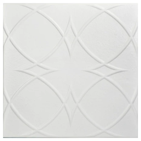 48-Pack À La Maison Circles + Stars Glue-Up Ceiling Tiles (128 Sq Ft)