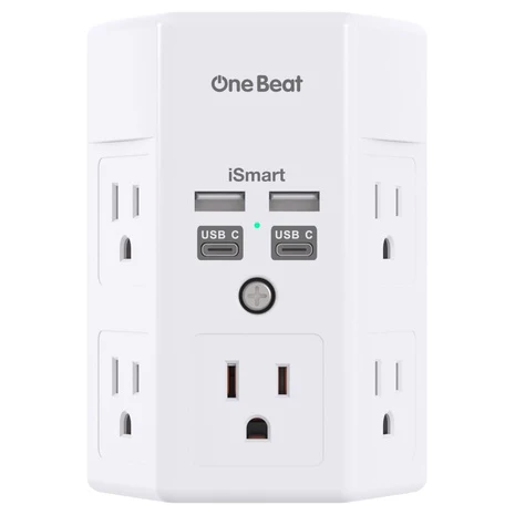 5-Outlet 4-USB Surge Protector
