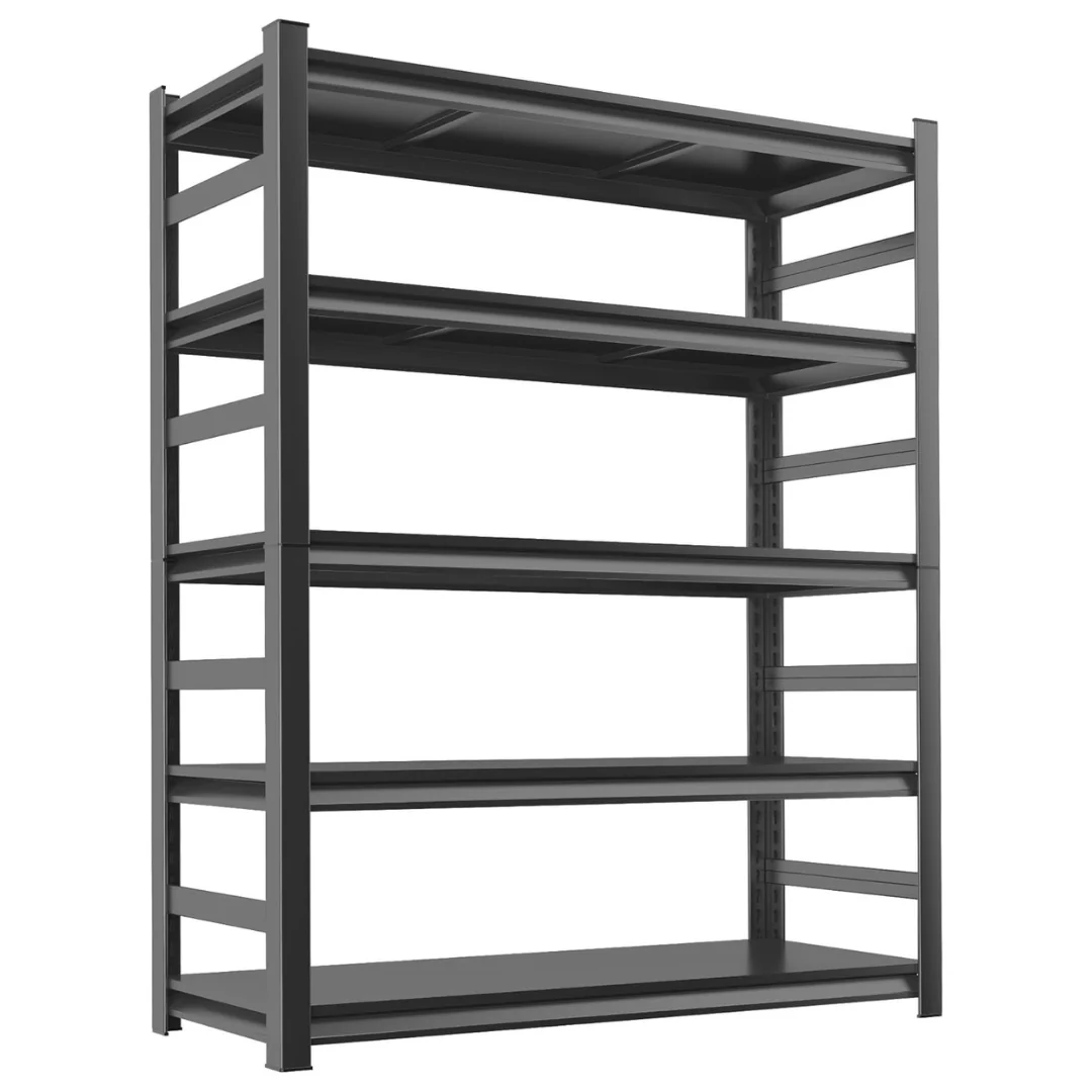 5-Tier Metal Adjustable Storage Rack 3000-Lb Capacity