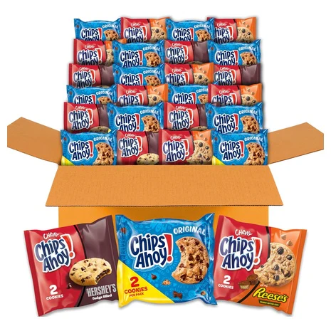 50 Chips Ahoy! Cookies Variety Snacks (OU-D)