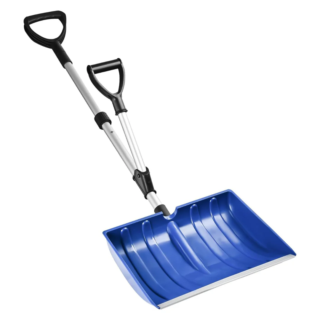 51" Long Heavy Duty Ergonomic Snow Shovel W/ Assist Handle