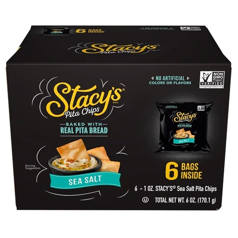 6 Bags Stacy’s Pita Sea Salt Chips