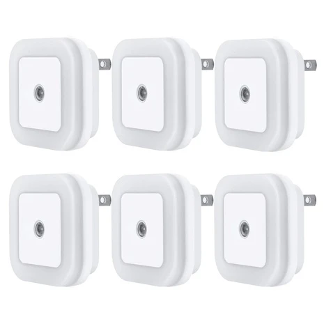 6 Dusk-to-Dawn LED Night Lights