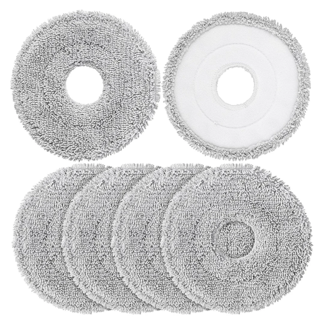 6-Pack Washable Microfiber Mop Pads