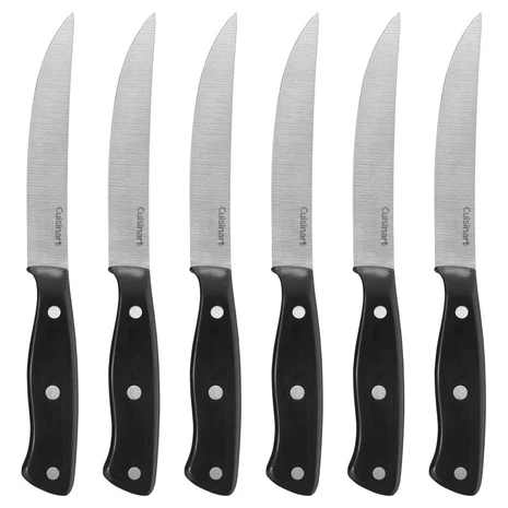 6 Cuisinart Triple Rivet Collection Steak Knives