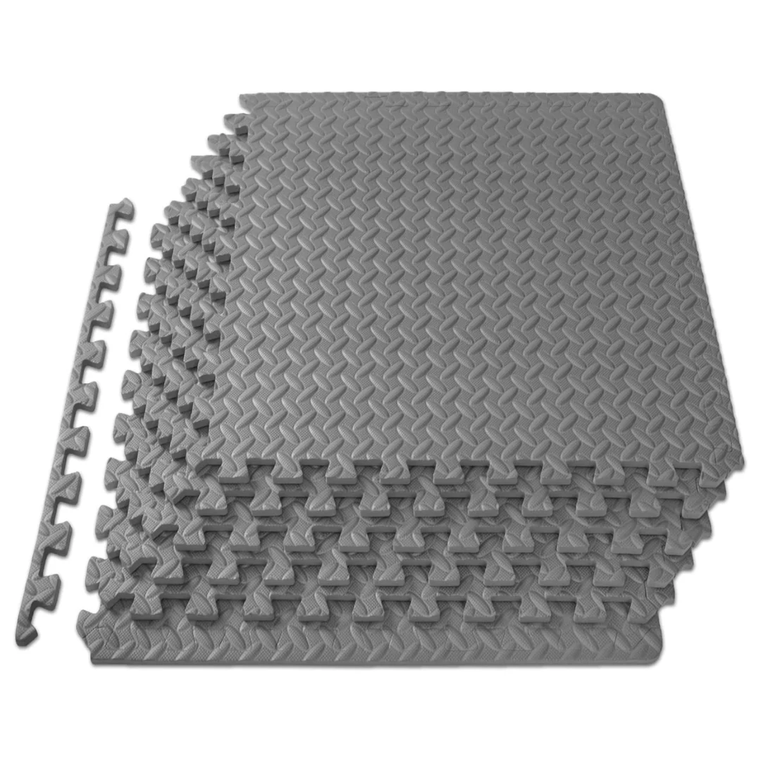 6-Tiles 24 in x 24 in x 1/2" 24 Sq Ft ProsourceFit Puzzle Exercise Mat