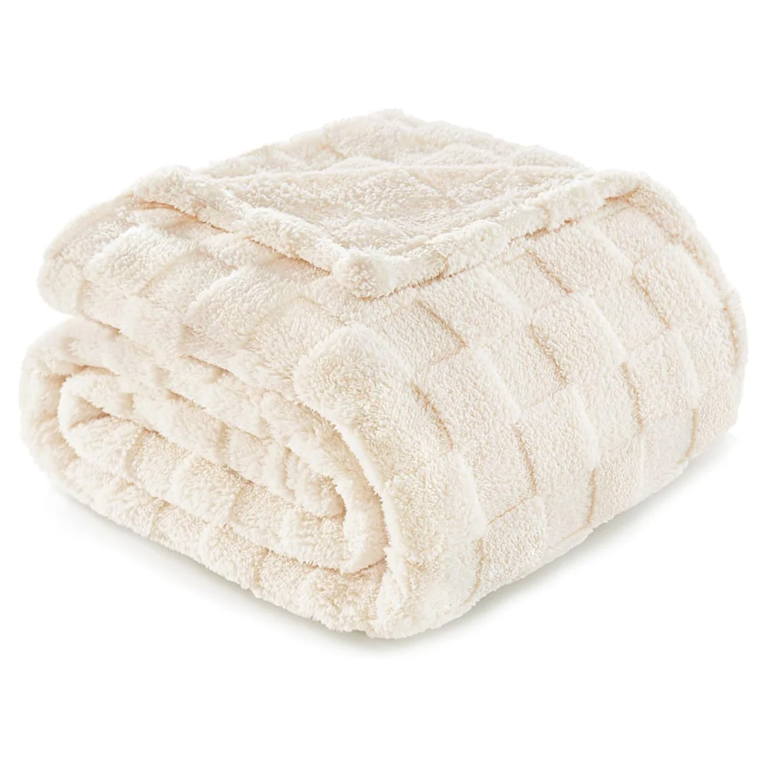 60" x 50" Exclusivo Super Soft Mezcla Fleece Throw Blanket