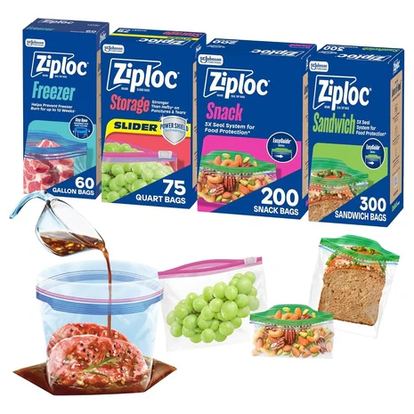 635 Food Storage and Sandwich Bags Variety Pack