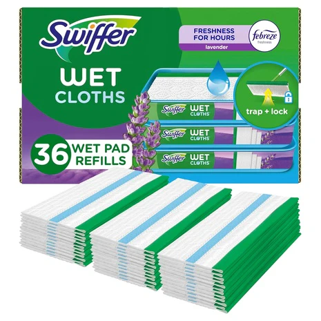 72 Swiffer Sweeper Wet Mopping Cloth Multi Surface Refills