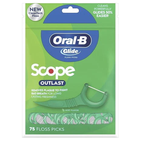 75 Oral-B Glide Scope Outlast Floss Picks