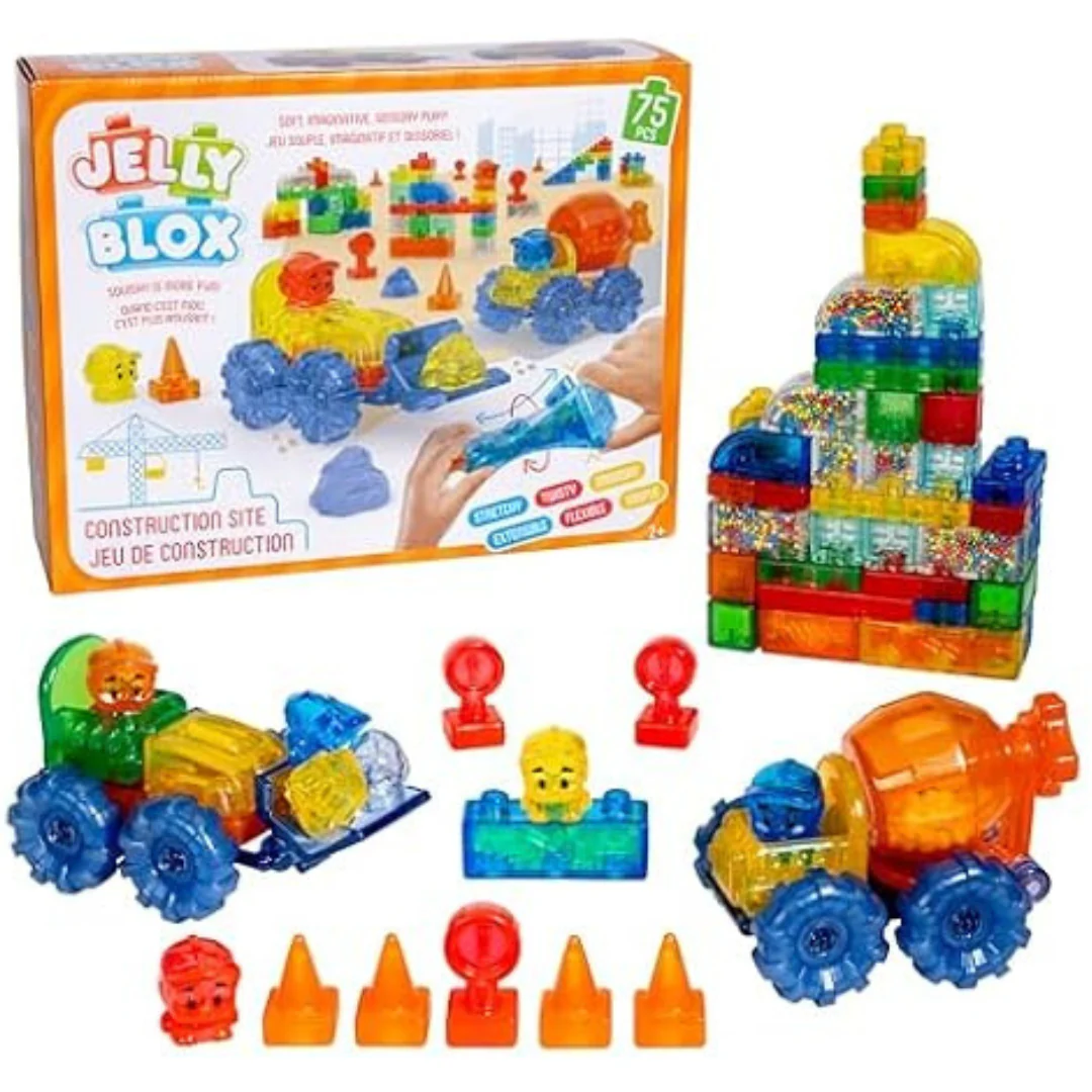 75-Piece Jelly Blox Construction Site Set