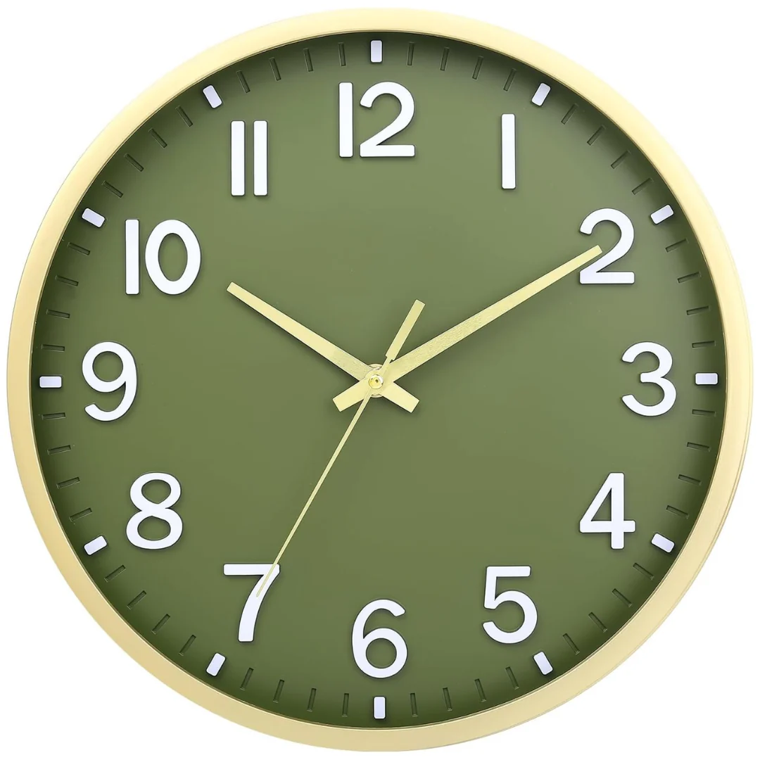 8" Battery Operated Silent Non Ticking Modern Wall Clock Super Hot! Lowest Ever! Get 8 Inch Moiubik Battery Operated Silent Non Ticking