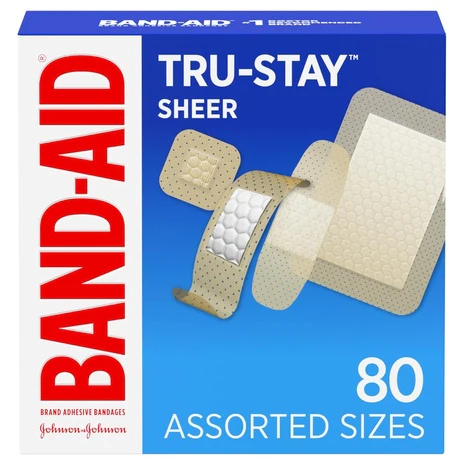 80 Band-Aid Sheer Bandages