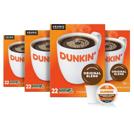 88 Dunkin' Original Blend Coffee K Cups