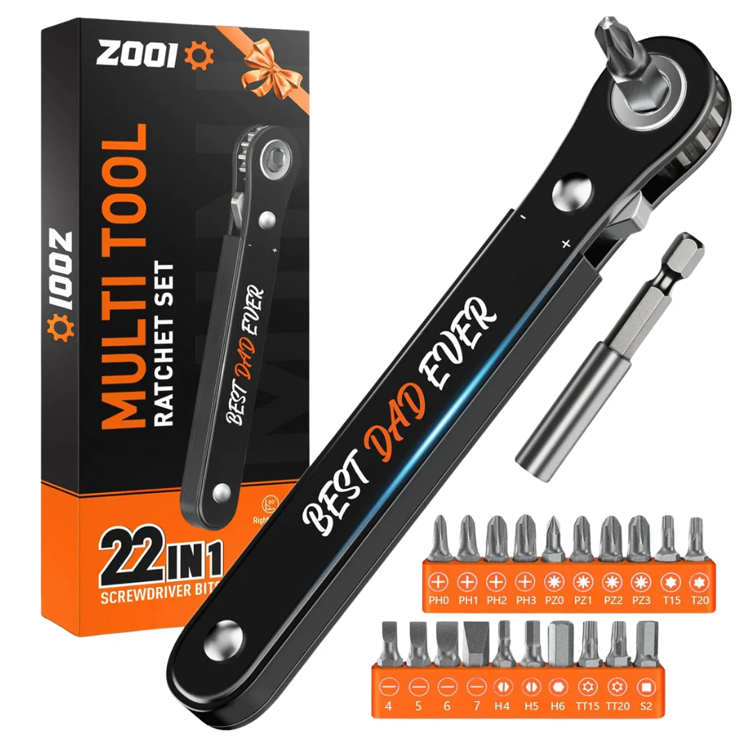 90 Degree Low Profile Ratchet Pocket Screwdriver Set