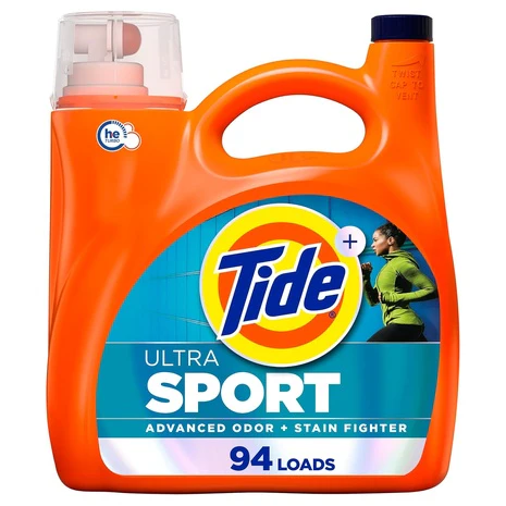 94 Loads Tide Ultra Sport Liquid Laundry Detergent