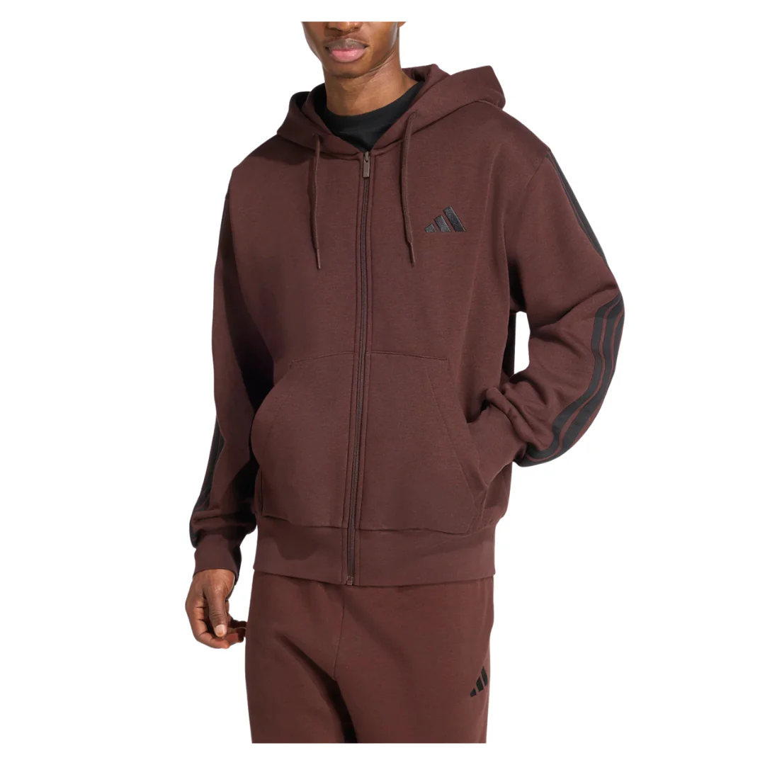 adidas Men's Essentials 3-Stripes Fleece Hoodie