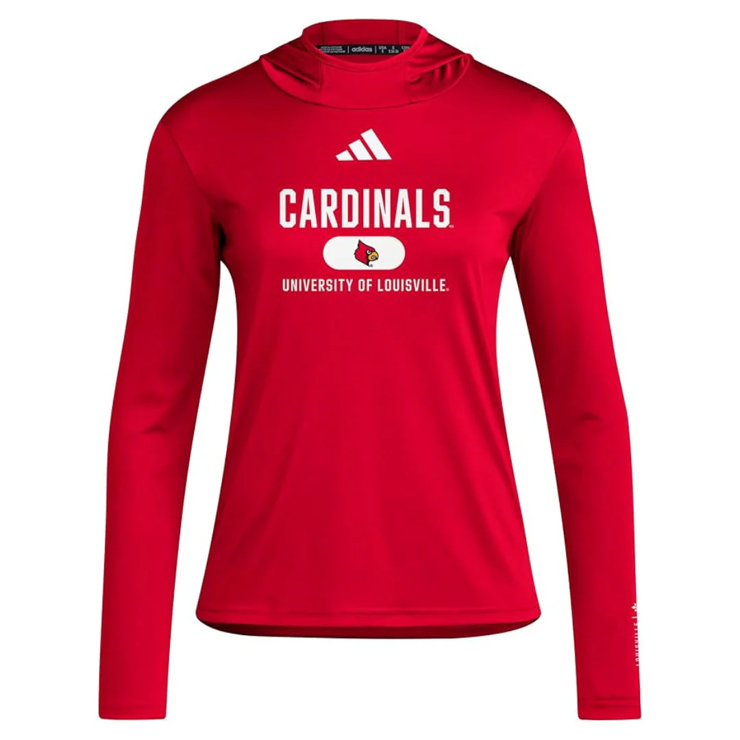 adidas Womens D4t University Of Nebraska Lightweight Hoodie