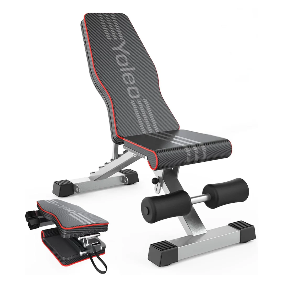 Adjustable Weight Foldable Bench Press For Full Body Workout
