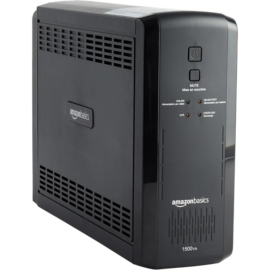 Amazon Basics 1500VA 900W UPS Battery Backup & Surge Protector