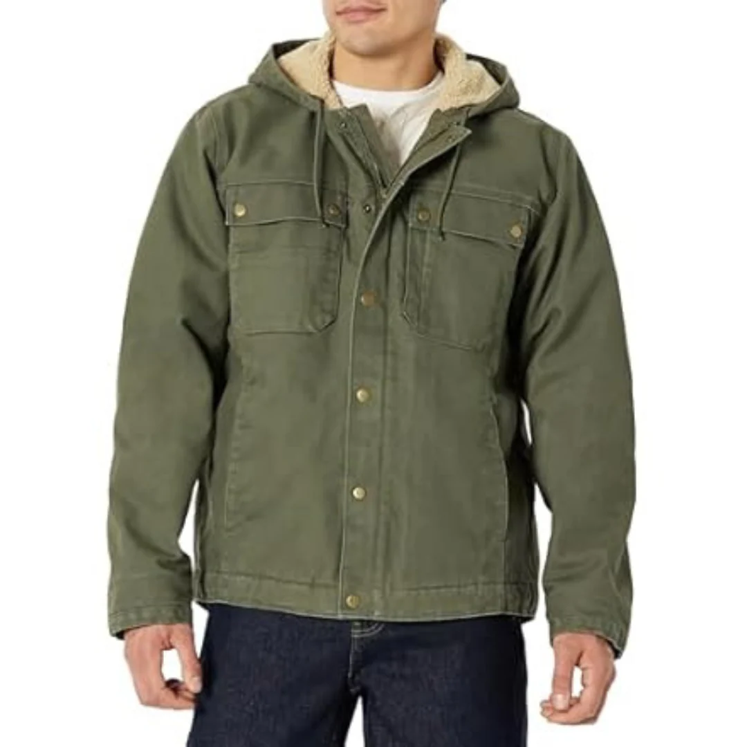 Amazon Basics Men's Insulated Hooded Workwear Jacket (3 colors)