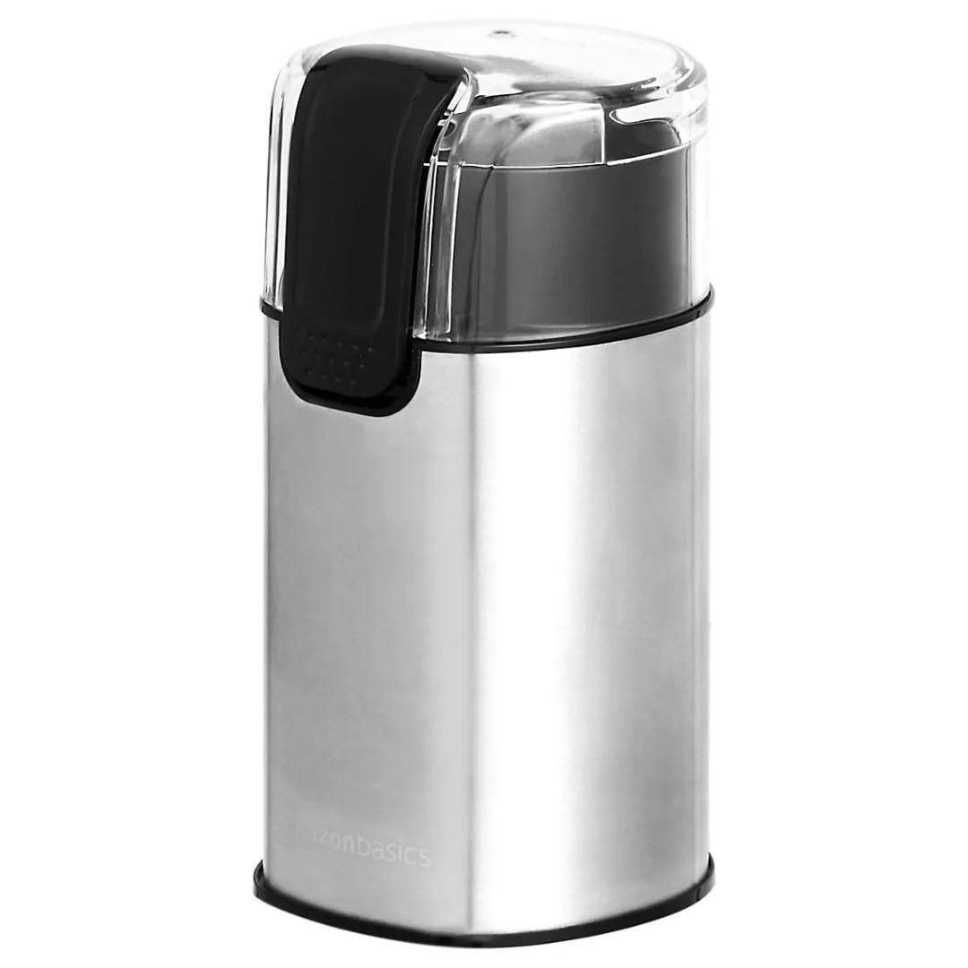 Amazon Basics Stainless Steel Electric Coffee Bean Grinder