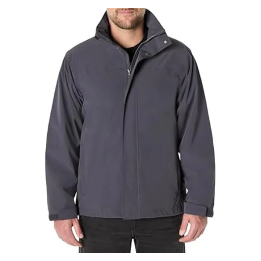 Amazon Essentials Men's Waterproof Packable Rain Jacket