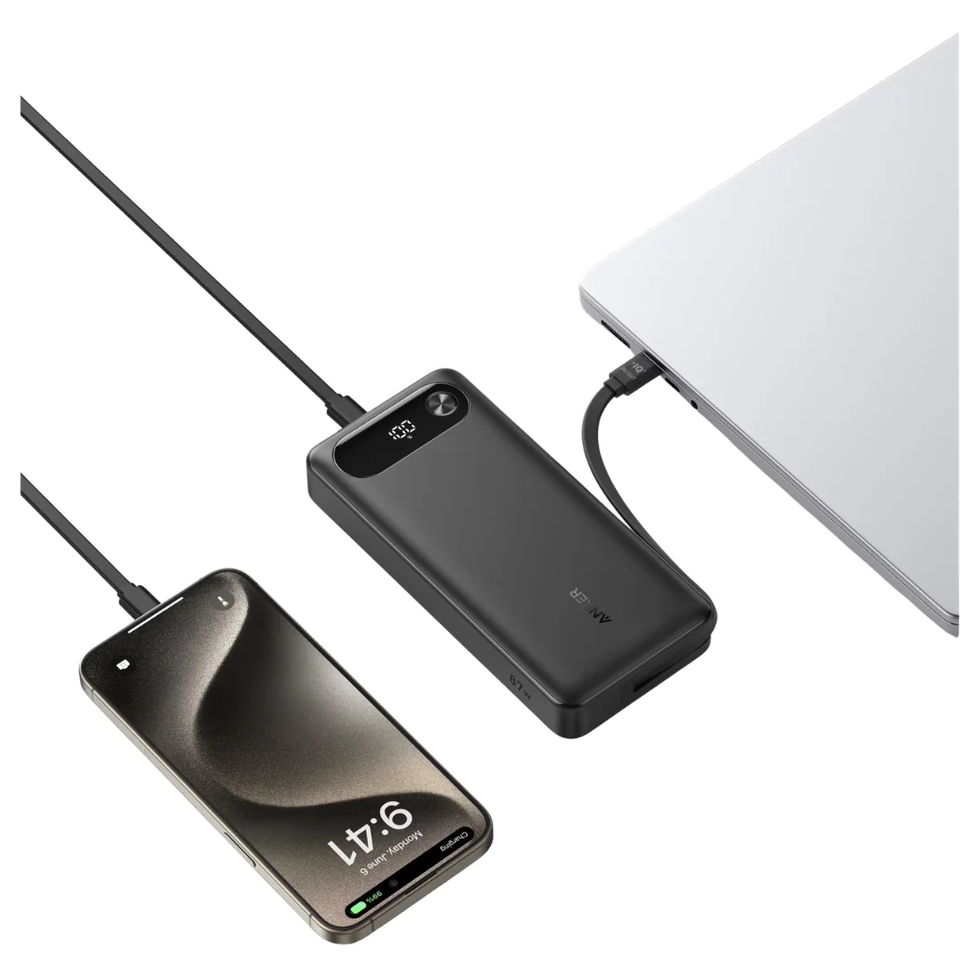 Anker 20000mAh Portable Power Bank With 3 USB Charging Ports