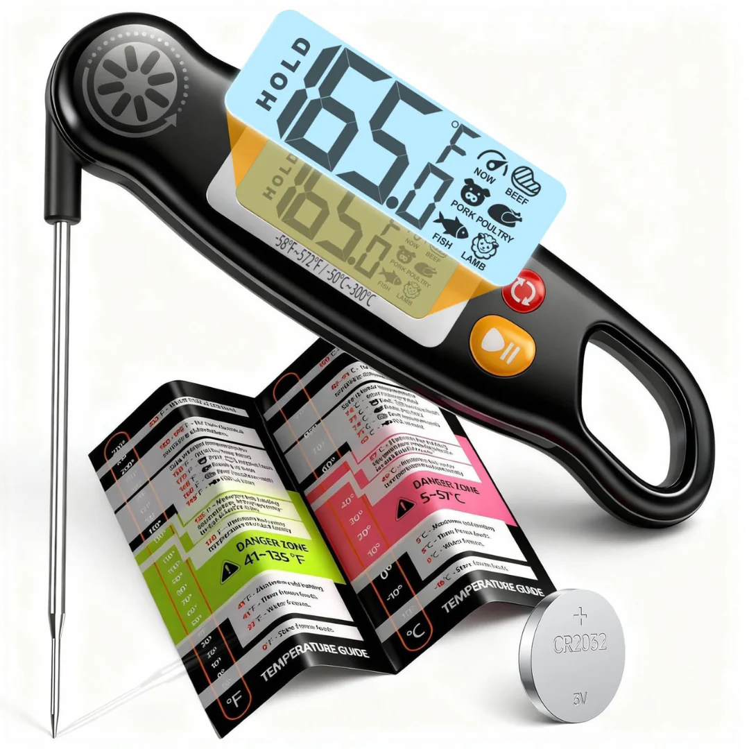 Antonki Food Thermometer with Backlight