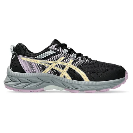 Asics Kids' Gel Venture 9 Grade School Black Orange Running Shoes