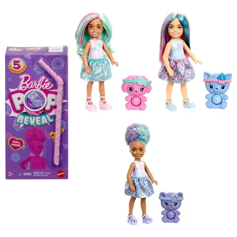 Barbie Chelsea Pop Reveal Doll Set