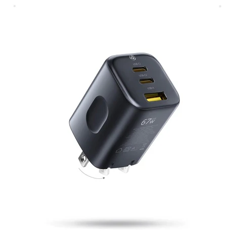 Baseus Smallest 67W 3 Port USB C Fast Charging Block