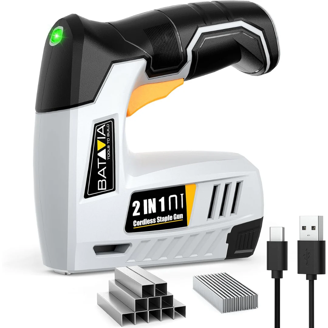 Batavia 2-in-1 Cordless Electric Staple & Brad Nailer Kit