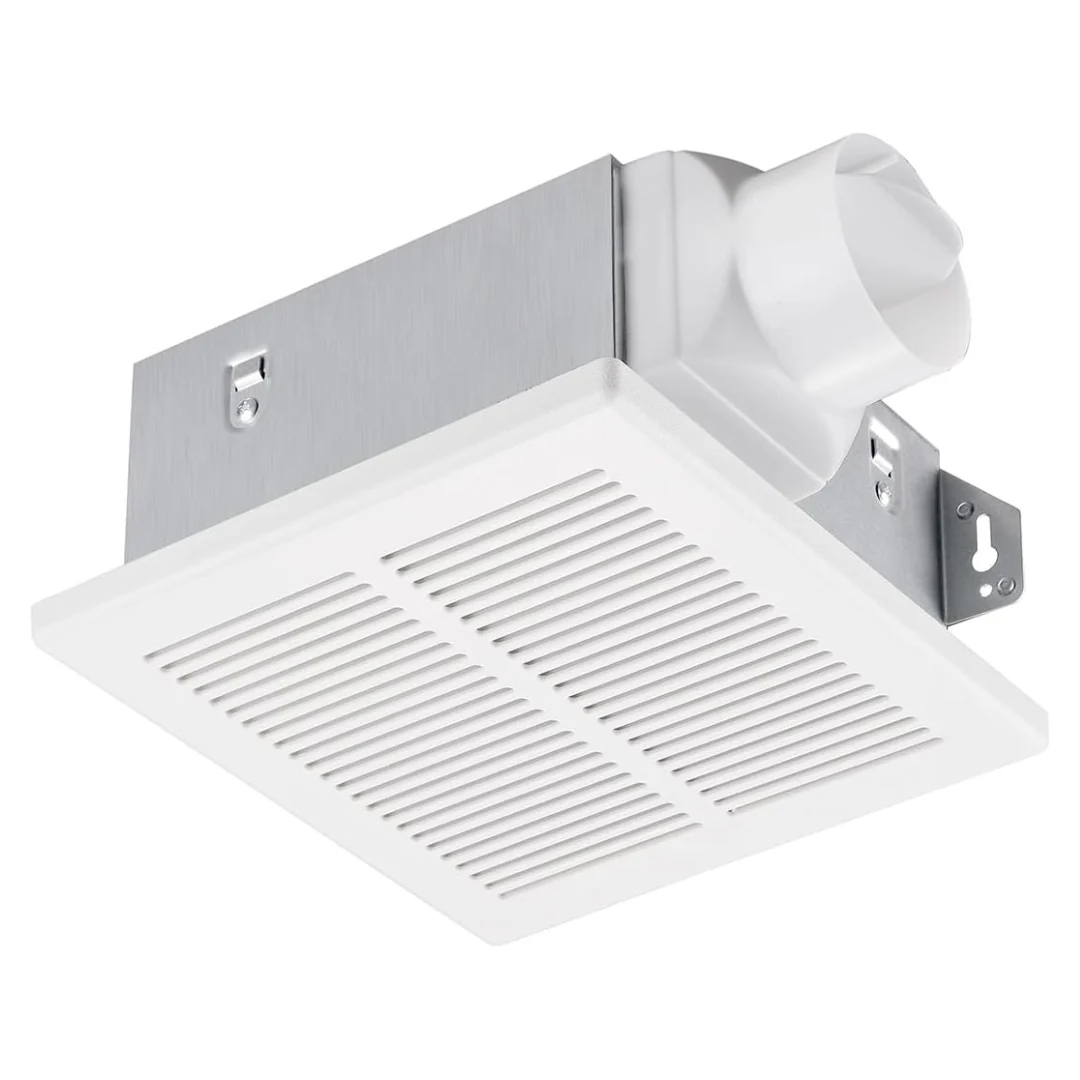 Bathroom Exhaust Fan, 50 CFM, 1.0 Sone DC Motor