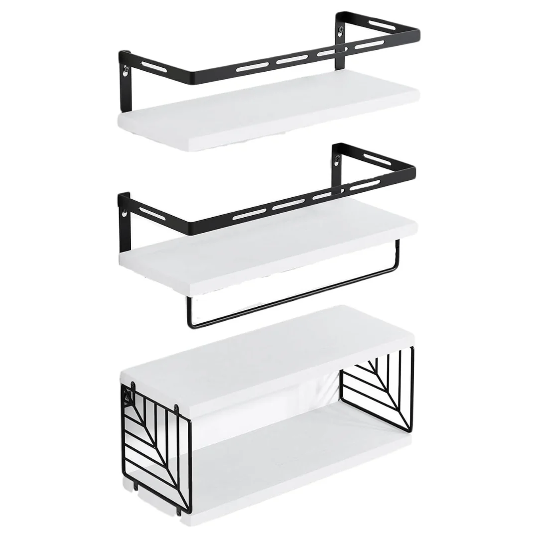 Bathroom Over Toilet Wall Mounted Floating Shelves