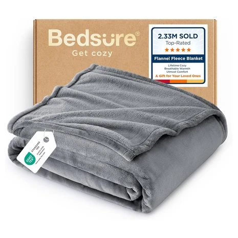 Bedsure GentleSoft Fleece Blankets