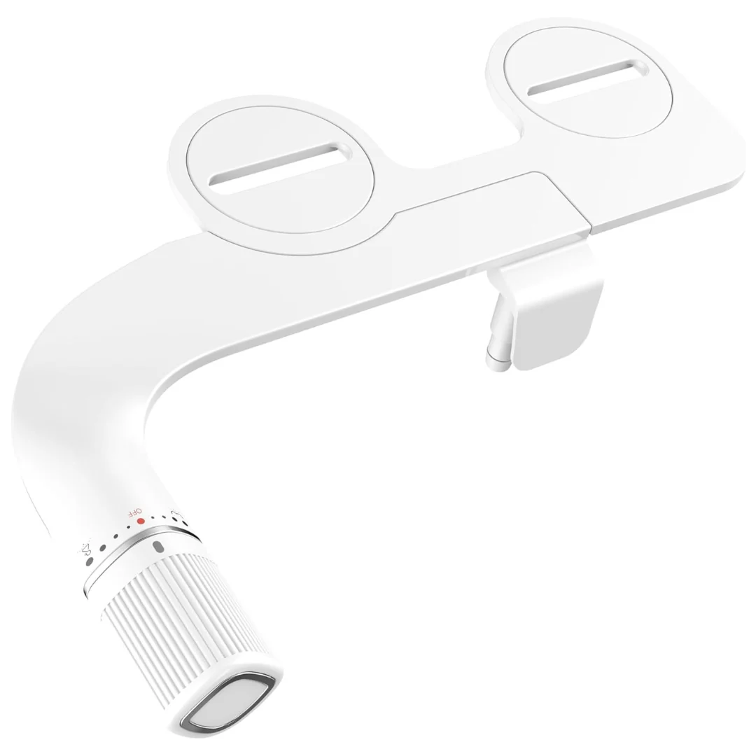 Bigcow Ultra-Slim Dual Nozzle Toilet Bidet With Stainless Steel Inlet