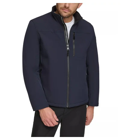 Calvin Klein Men's Sherpa Lined Classic Soft Shell Jacket